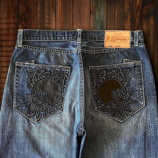 (W36 L32) Vintage Ed Hardy Jeans