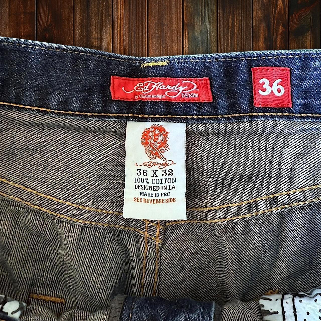 (W36 L32) Vintage Ed Hardy Jeans