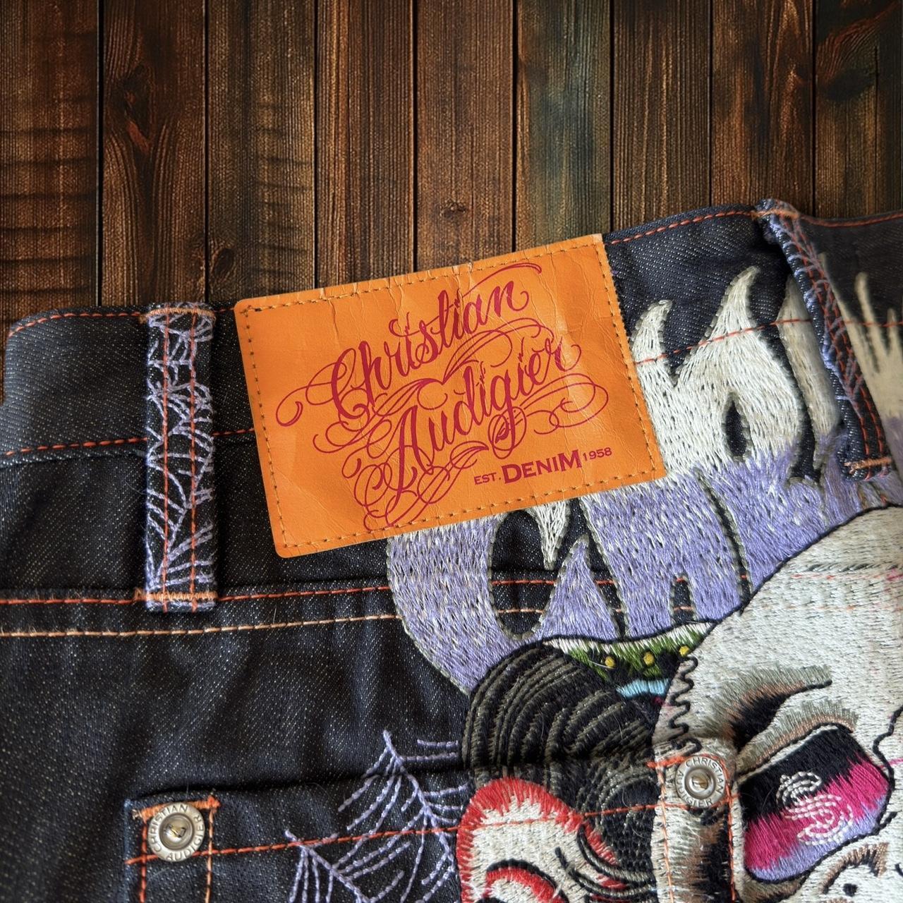 (W33 L32) Christian Audigier Jeans