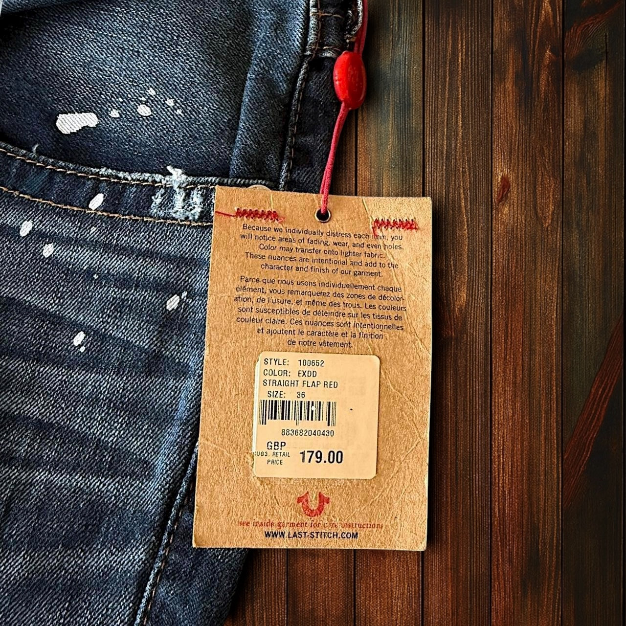 (w36 l34) true religion jeans