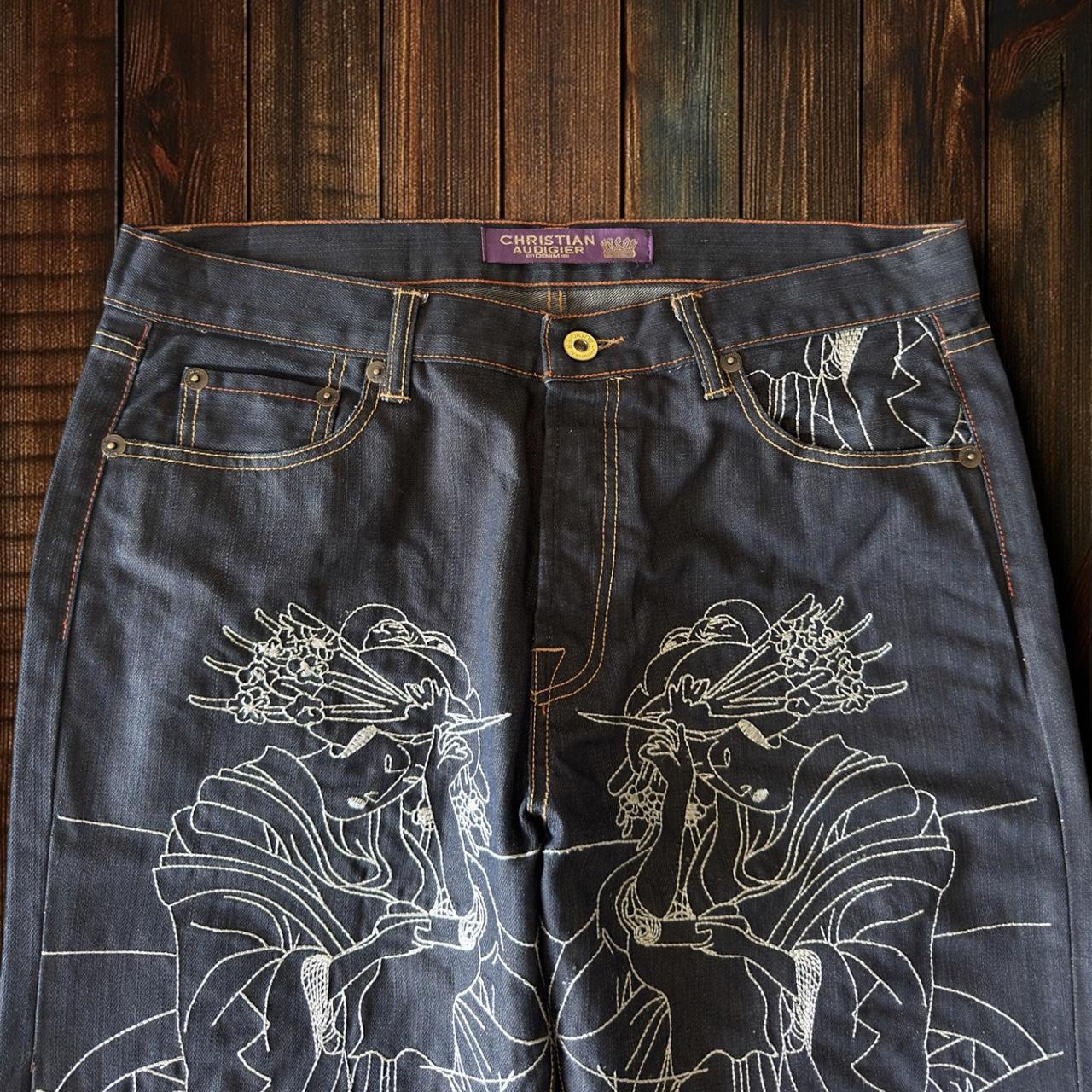 (W36 L32) Christian Audigier Jeans