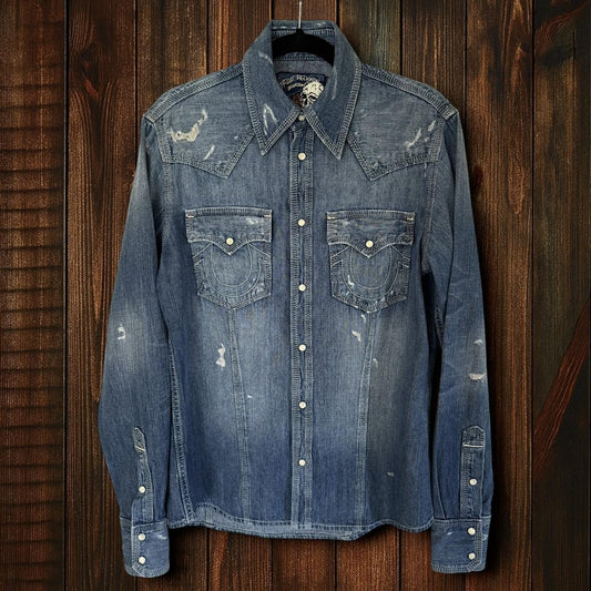 (SIZE S) True Religion Button Up Shirt