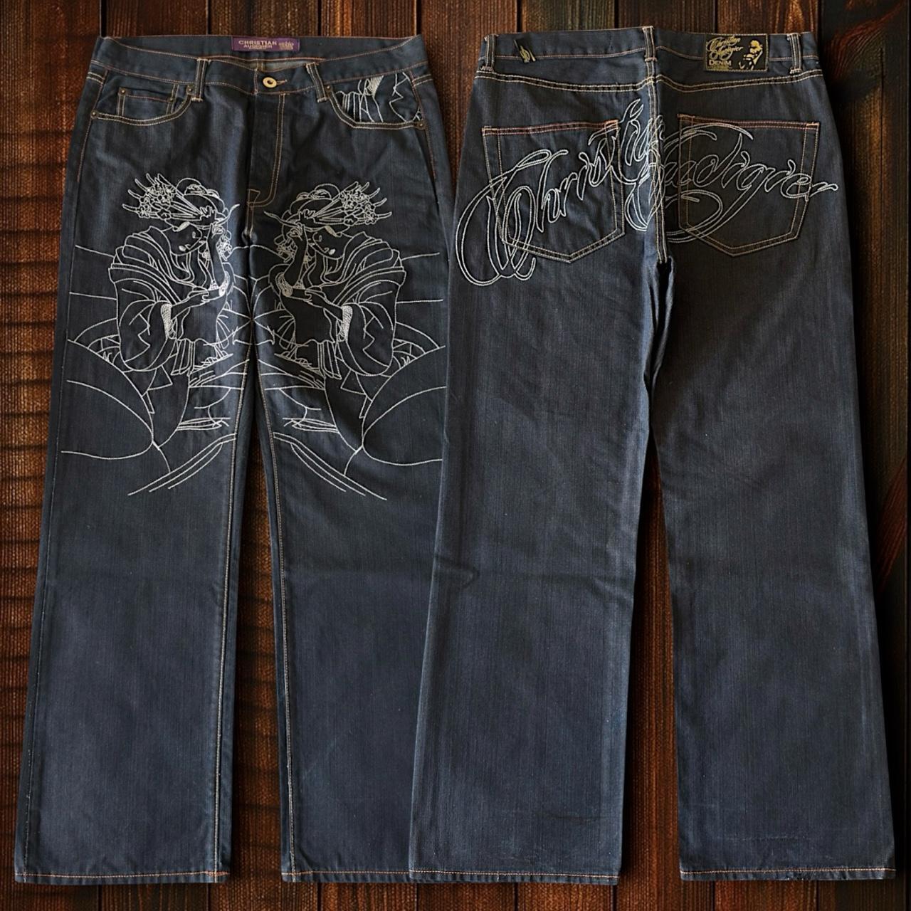 (W36 L32) Christian Audigier Jeans