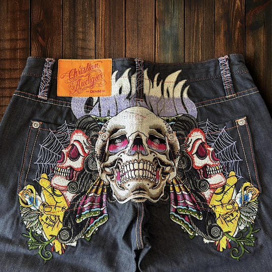 (W33 L32) Christian Audigier Jeans