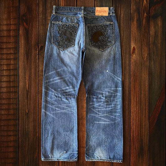 (W36 L32) Vintage Ed Hardy Jeans
