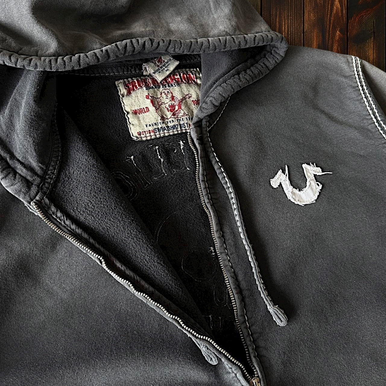 (size xl) true religion hoodie