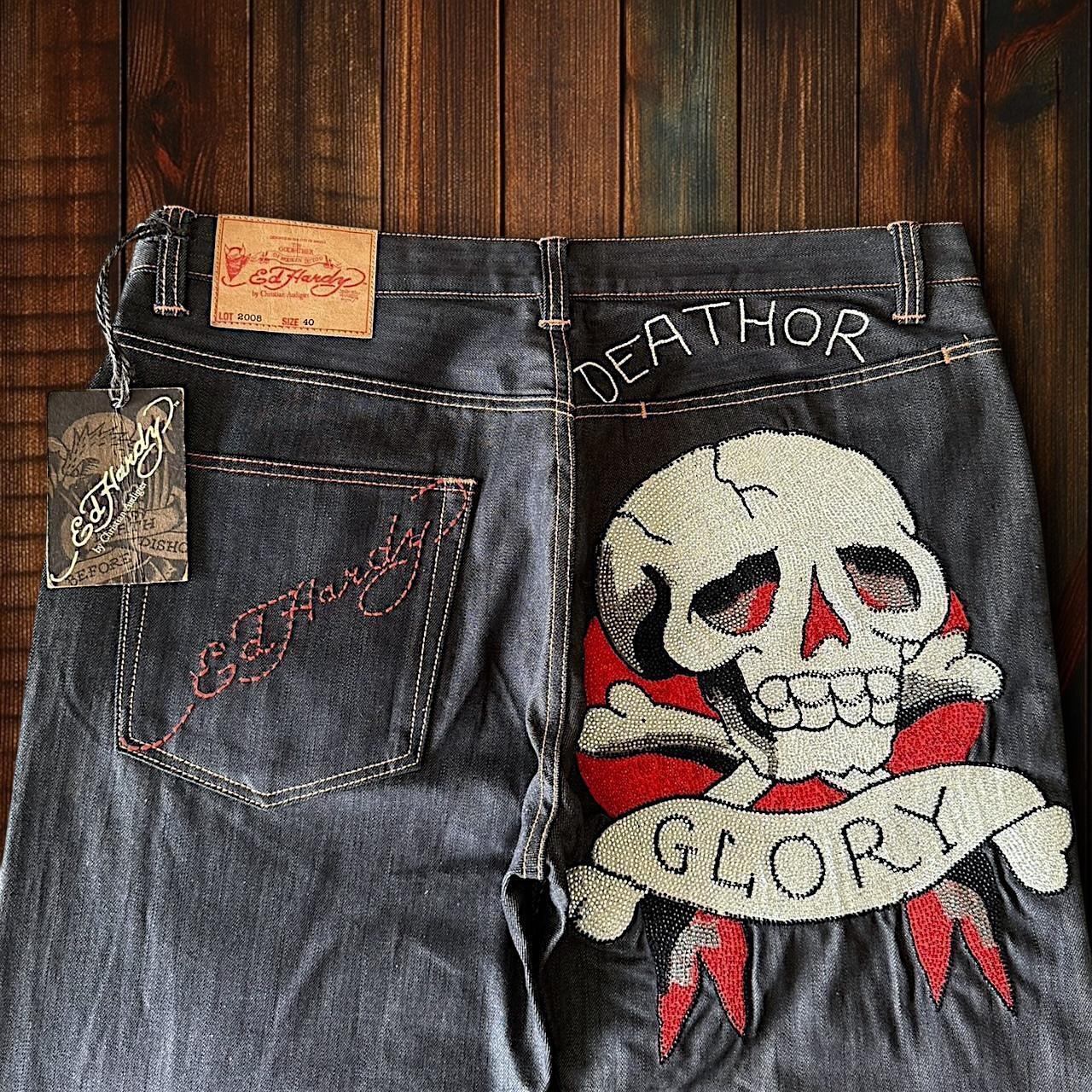 (W40 L32) Ed Hardy Jeans