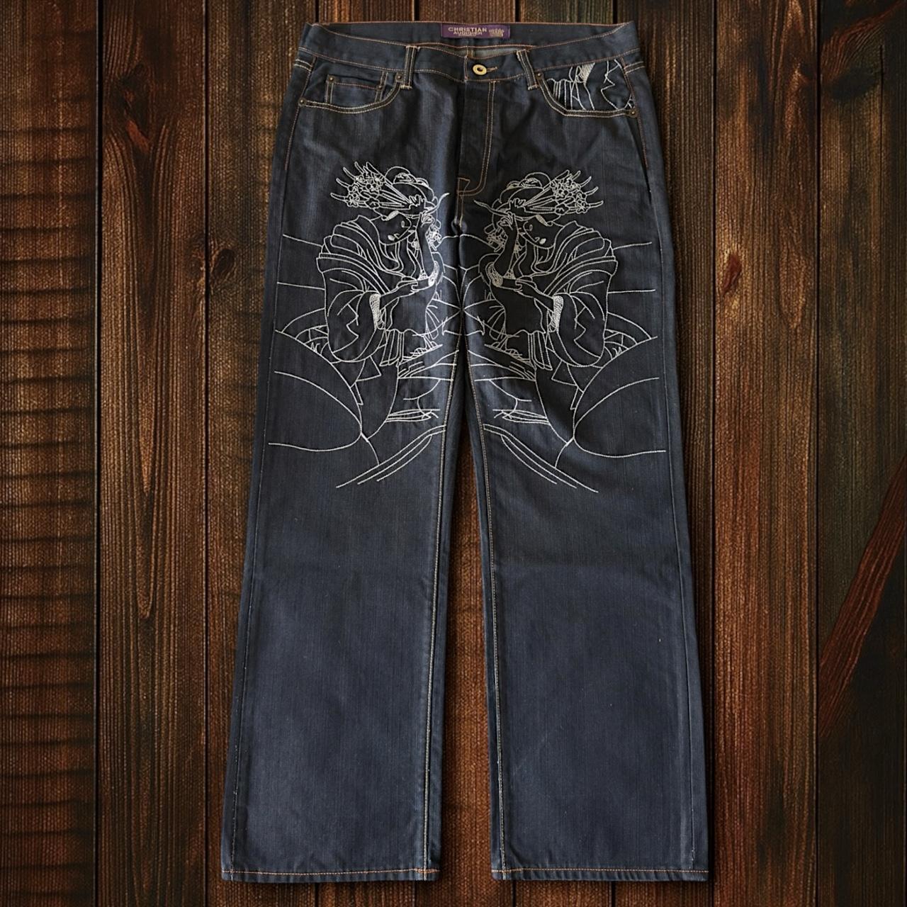 (W36 L32) Christian Audigier Jeans
