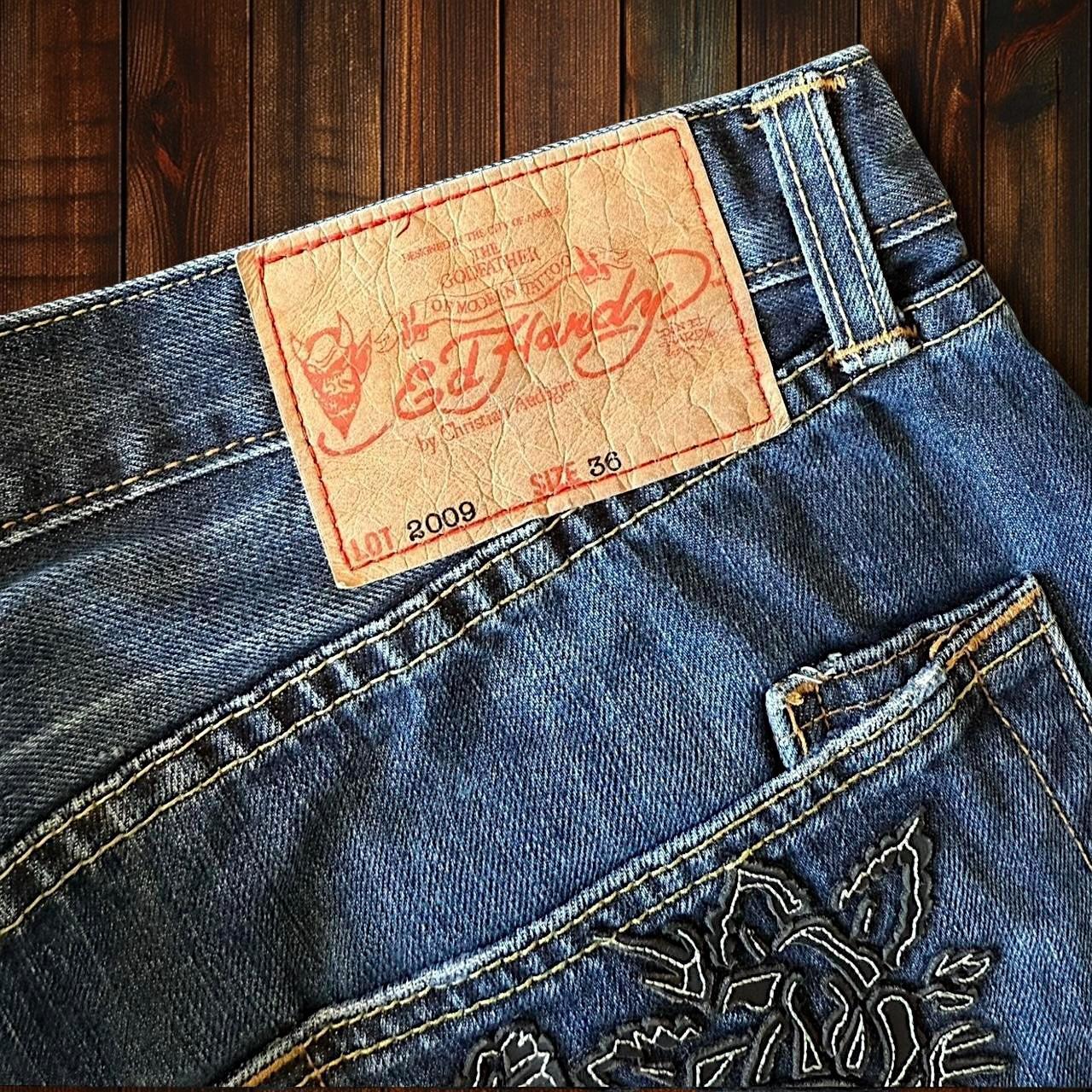(W36 L32) Vintage Ed Hardy Jeans