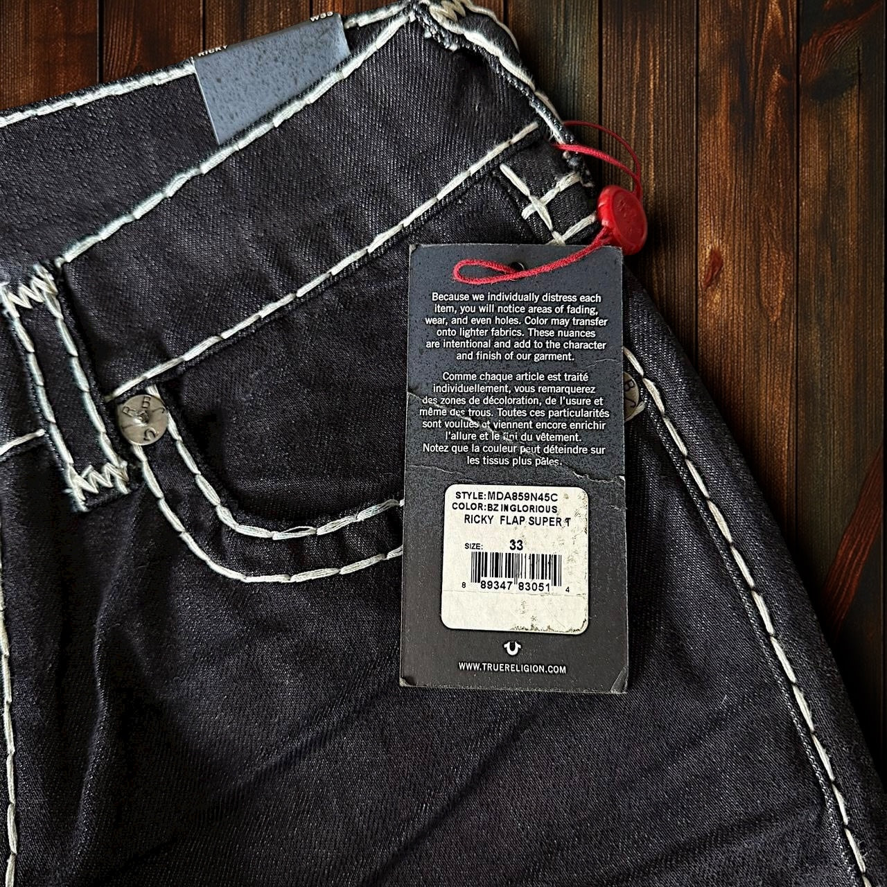 (w33 l34) true religion jeans