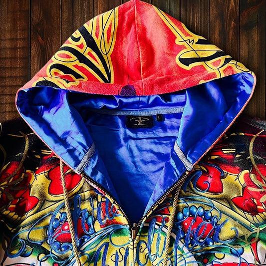 (SIZE L) Christian Audigier Hoodie